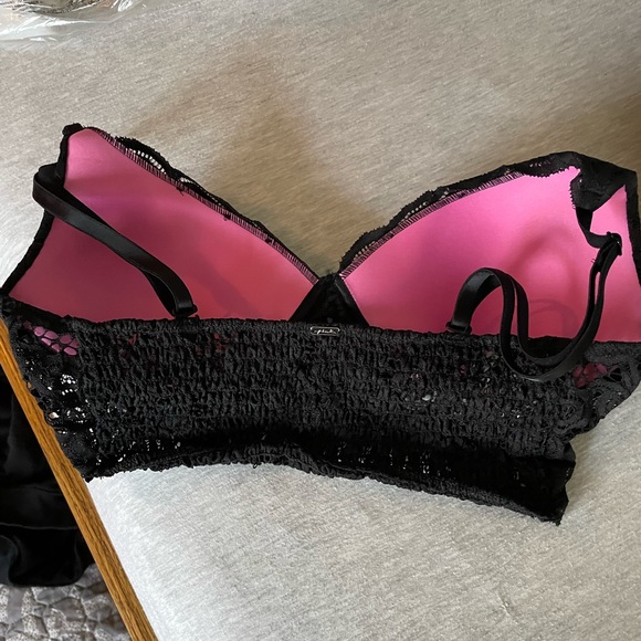 CROCHET WIRE-FREE PUSH-UP BRALETTE - Picture 4 of 5